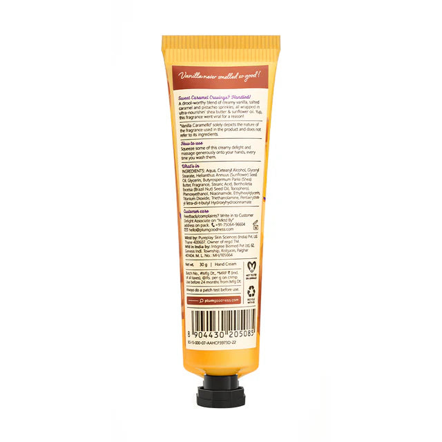 Plum - Body Lovin Hand Cream Vanilla Caramello (30g)