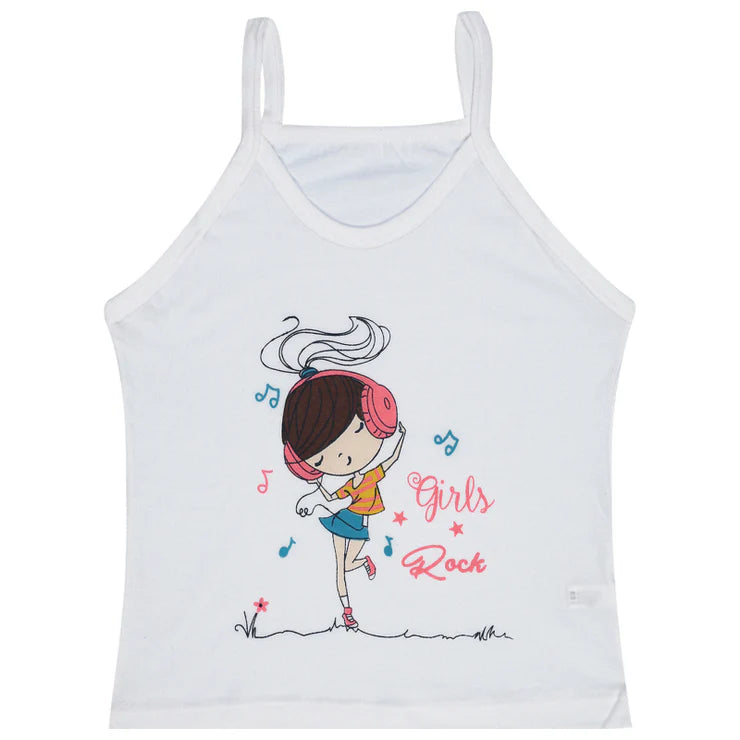 Body Care Kids - Girls Vest (3 Pcs) (1.5 to 10 years)