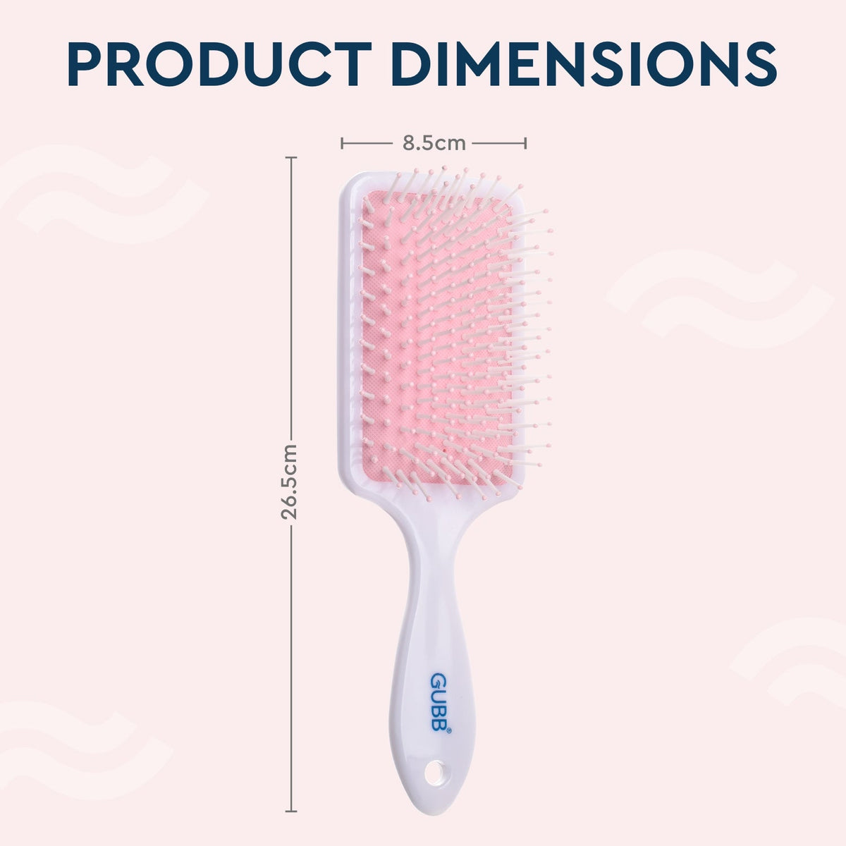 Groom Town PVT. LTD Tropical Bloom Paddle Hair Brush