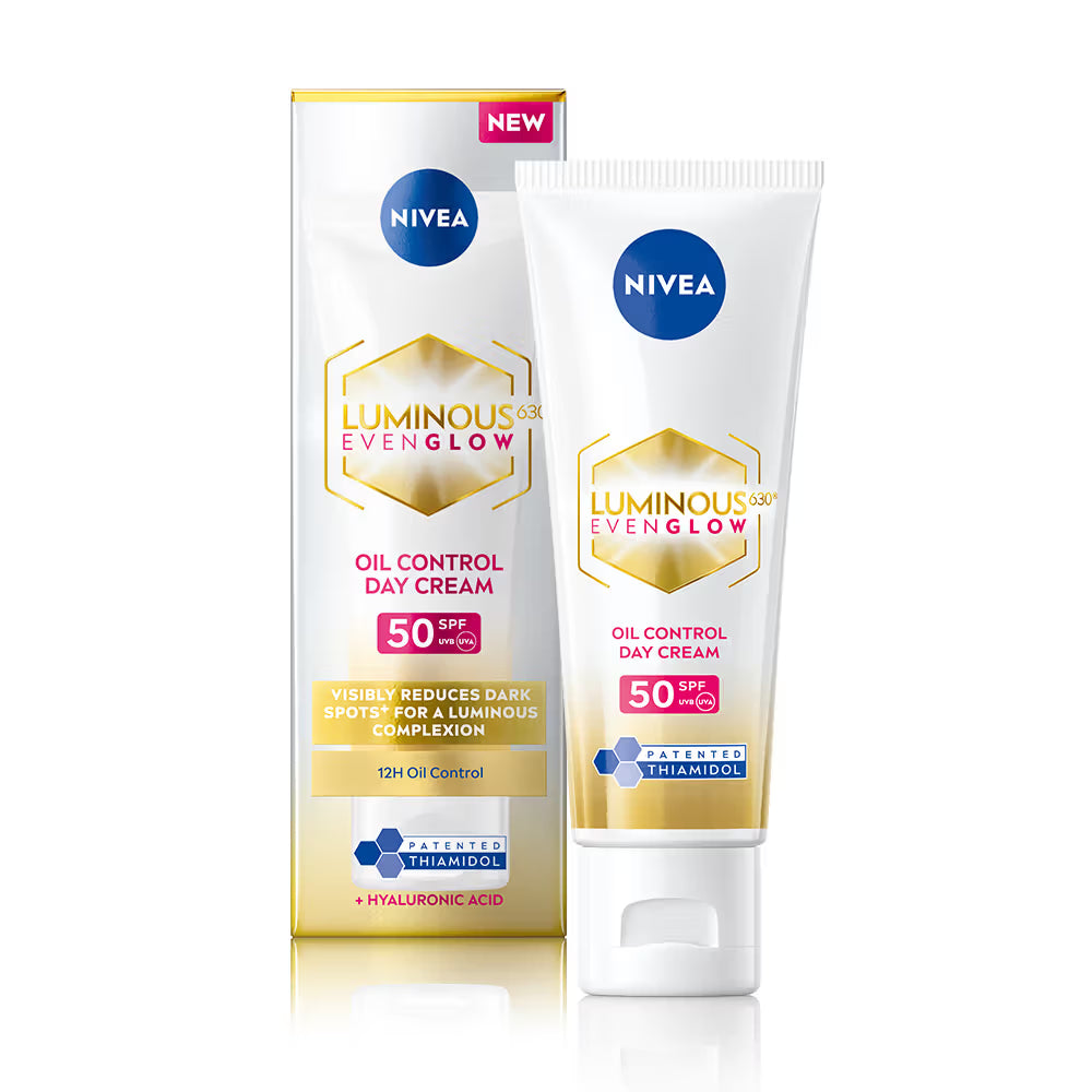 NIVEA Luminous Even Glow Oil Control Day Cream SPF 50 (40ml)