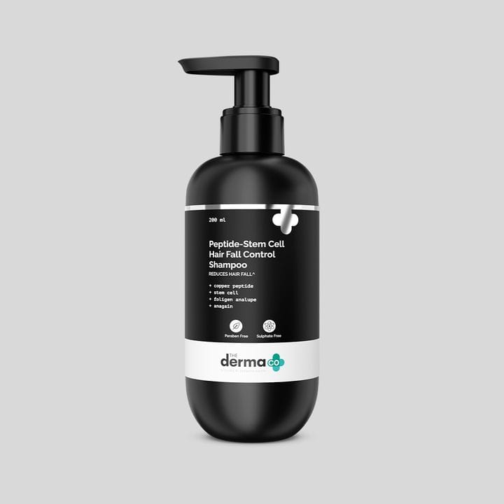The Derma - Peptide - Stem Cell Hair Fall Control Shampoo (200ML)