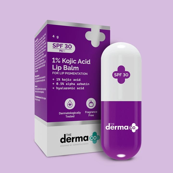 The Derma - Spf 30 PA++ 1% Kojic Acid Lip Balm (4g)