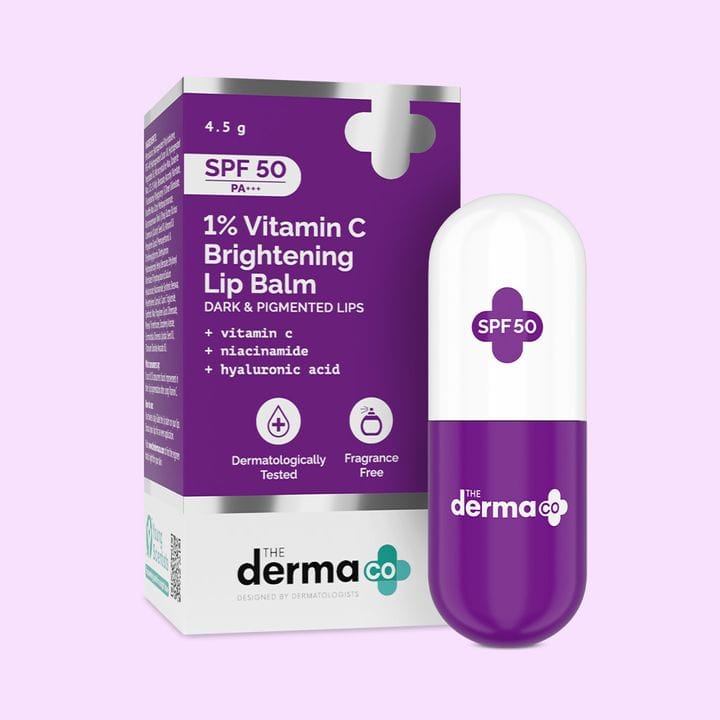 The Derma - Spf 50 PA+++ 1% Vitamin C Brightening Lip Balm (4.5g)