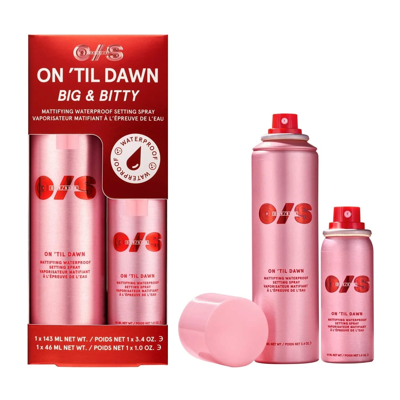 One Size - On 'Til Dawn Big & Bitty Mattifying Waterproof Setting Spray Combo