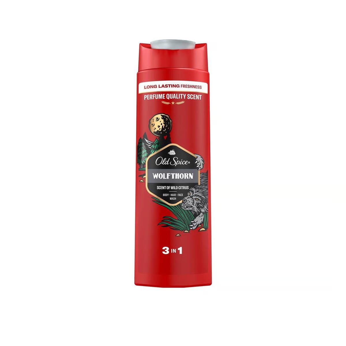Old Spice - Wolfthorn Scent Of Wild Citrus 3 In 1 Body , Hair , Face Wash (400ML)
