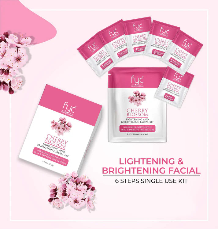 FYC Professional - Cherry Blossom Lightening And Brightening Facial Kit (Single)