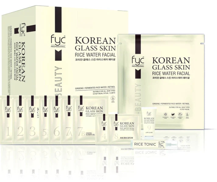 FYC Professional - Korean Glass Skin Rice Water Facial Kit (Single)
