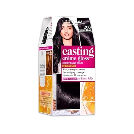 Loreal Paris - No Ammonia Casting Creme Gloss Conditioning Color [200 Ebony Black]