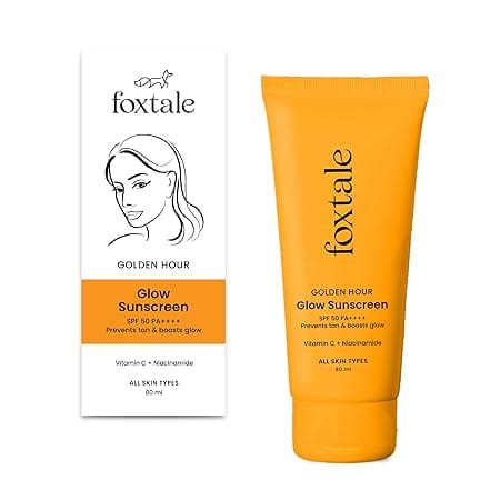 Foxtale - Golden Hour Glow Sunscreen Spf 50 PA++++ (80ML)