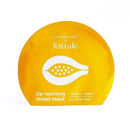 Foxtale - De - Tanning Sheet Mask Vitamin C + Papaya