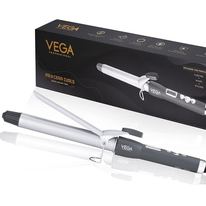 Vega Professional – Pro Cera Curls 28mm Curling Tong (VPMCT 05)