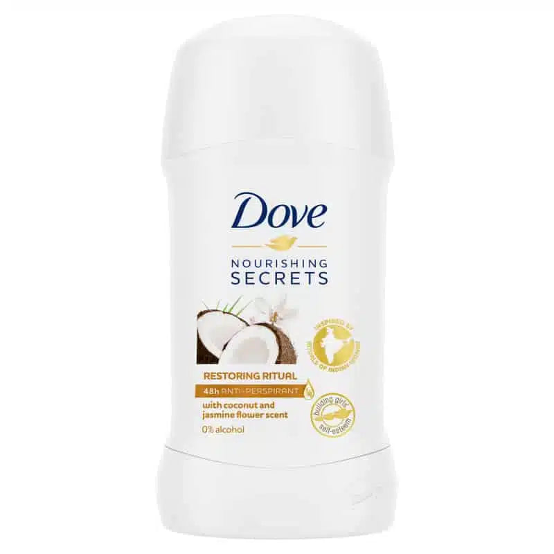 Dove - Restoring Ritual with Coconut & Jasmine Flower Antiperspirant Stick (40g)