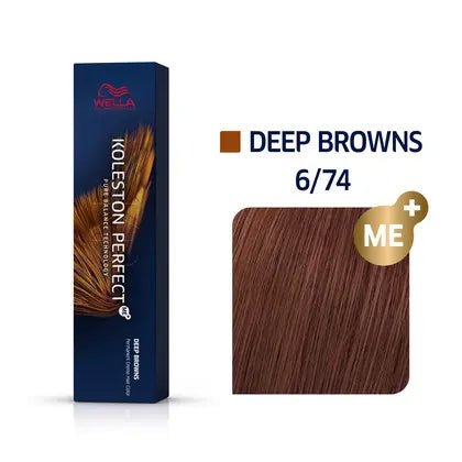 Wella Professionals - Koleston Perfect Dark Blonde Brown Red (6/74) [60g]