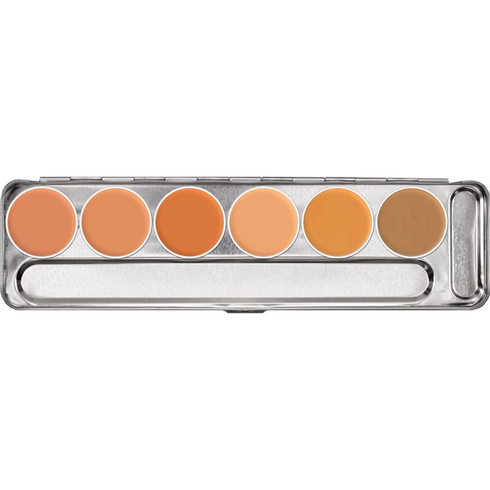 Kryolan Supracolor Palette 6 Colors (Delhi 2)