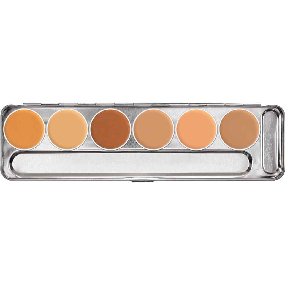 Kryolan - SUPRACOLOR - PALETTE (Jaipur 2) 6 shades