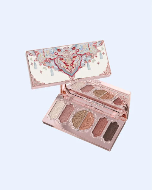 Flower Knows - Butterfly Cloud Collar Collection Embossed Six Color Eyeshadow Palette