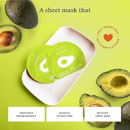 Foxtale - Nourishing Sheet Mask Hyaluronic Acid + Avocado