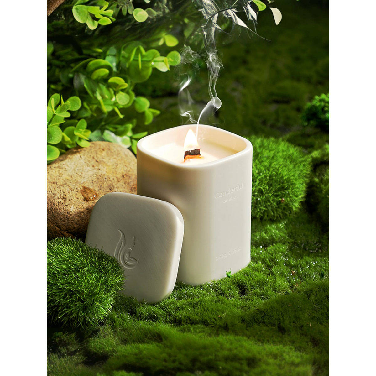 Absorbia Off White Oolong Candle · One Size