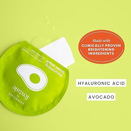 Foxtale - Nourishing Sheet Mask Hyaluronic Acid + Avocado