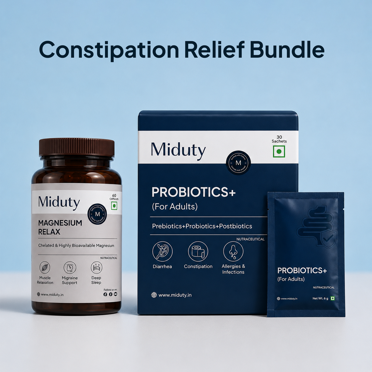 Miduty Constipation Bundle