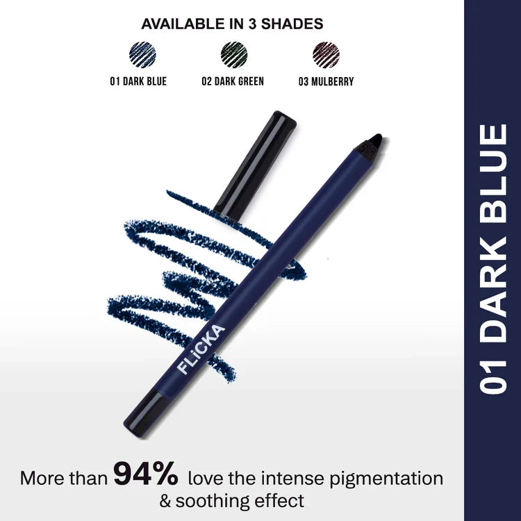Flicka Keep It Bold Eyeliner 1.2g 01Darkblue