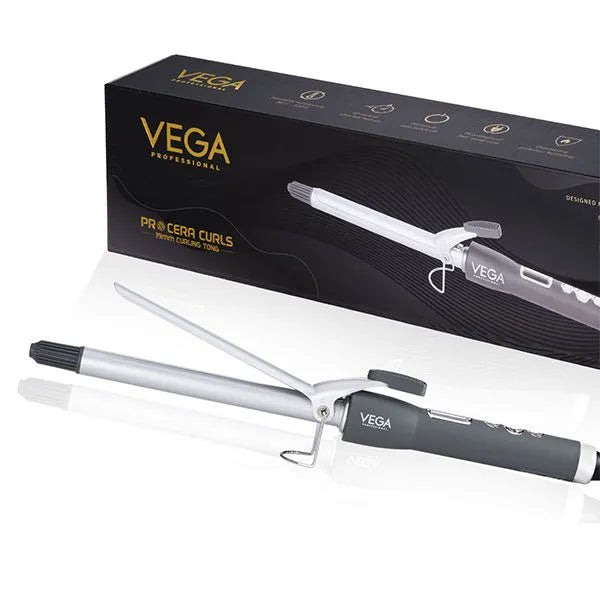 Vega Professional – Pro Cera Curls 19mm Curling Tong - (VPMCT - 02)