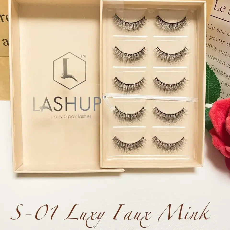 LASHUP LUXURY 5 PAIR LASHES S-01