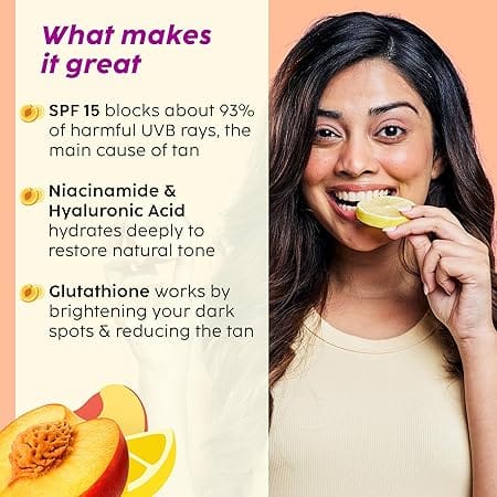 Plix - Peaches & Lemon Detan Body Lotion Spf 30 (150ML)