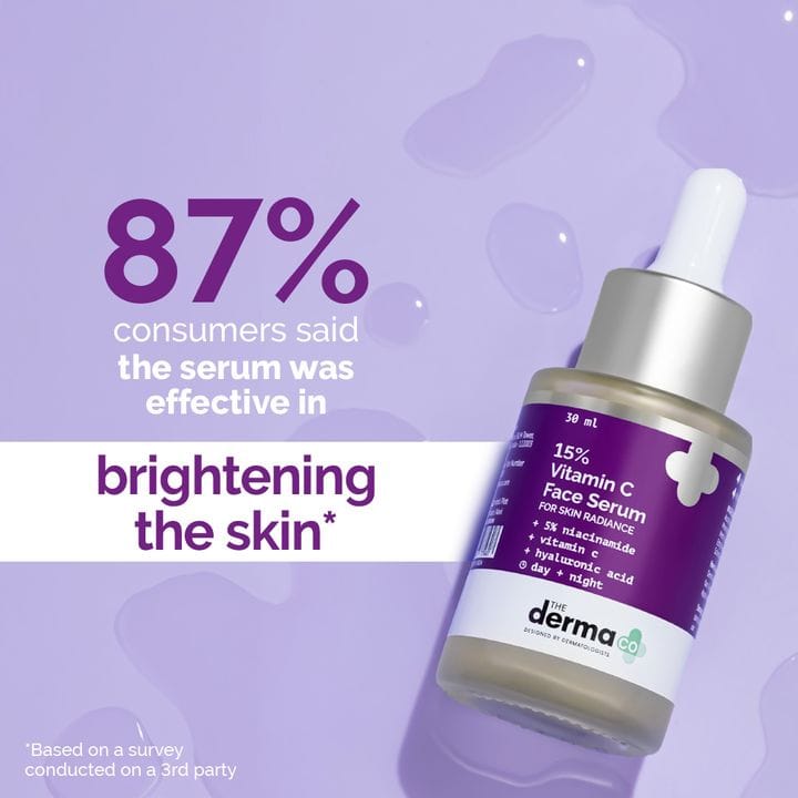 The Derma - 15% Vitamin C Face Serum For Skin Radiance (30ML)
