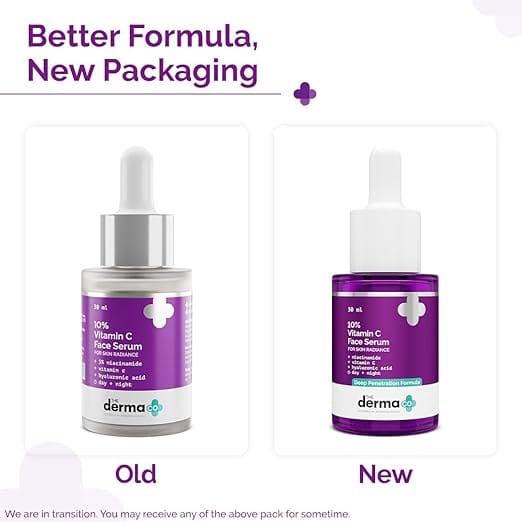 The Derma - 10% Vitamin C Face Serum For Skin Radiance (30ML)