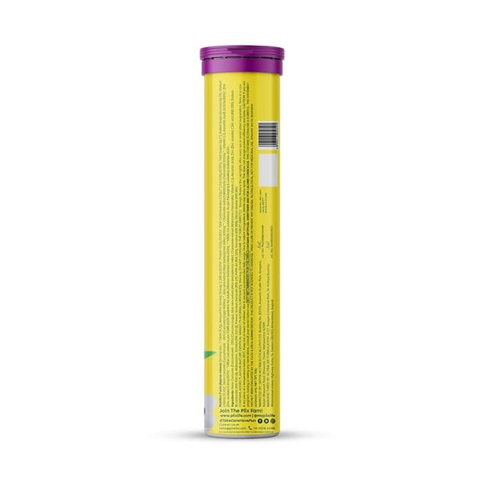 Plix - Acne Fighter Bubbly Effervescent Daily Fizzy To Help Soothe Inflammation Flavour Tablets (15N)