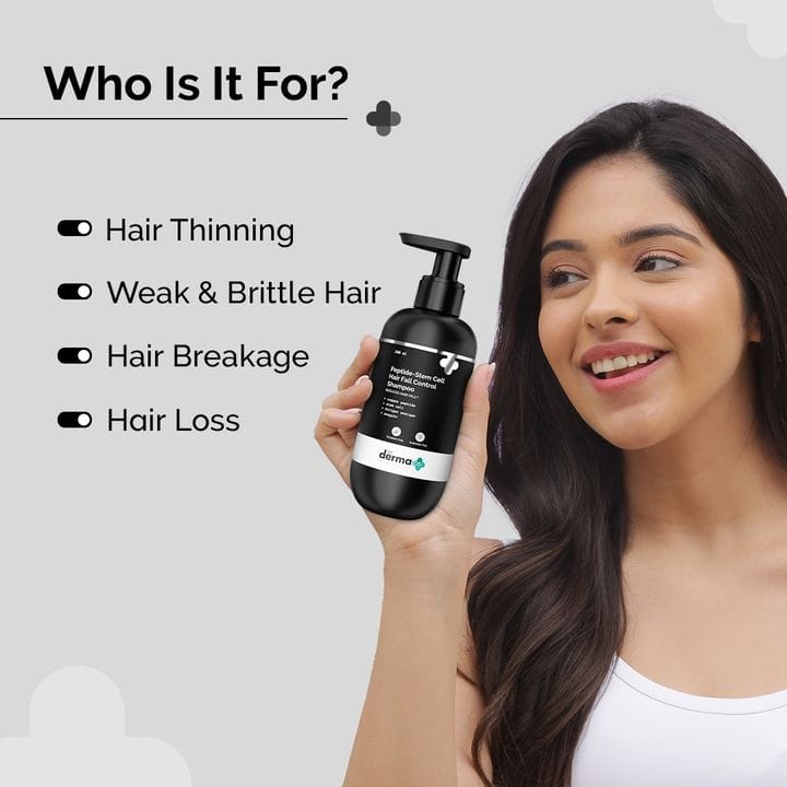 The Derma - Peptide - Stem Cell Hair Fall Control Shampoo (200ML)