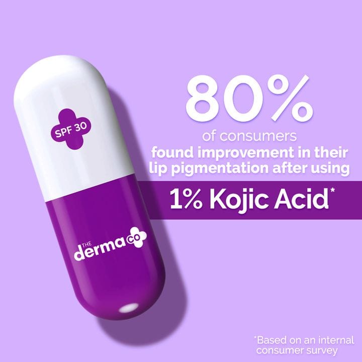The Derma - Spf 30 PA++ 1% Kojic Acid Lip Balm (4g)