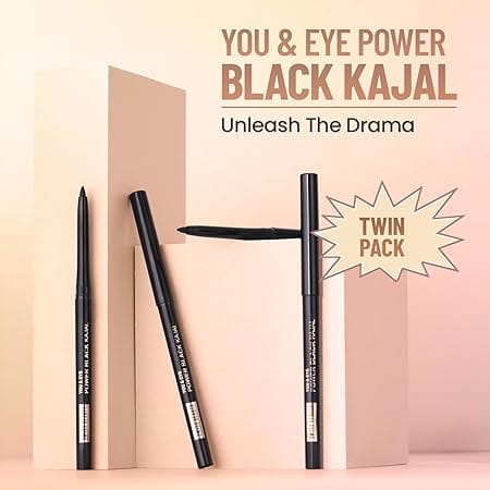 Swiss Beauty - You & Eye Power Black Kajal Enriched with Vitamin E