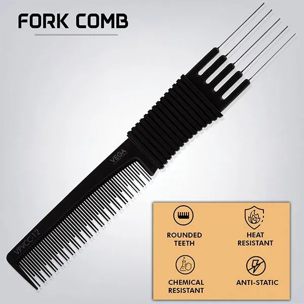 Vega Professional - Carbon Anti Static Comb (VPVCC -12)