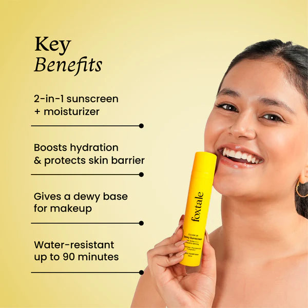 Foxtale - Dewy Sunscreen Spf 70 PA+++ (50ML)