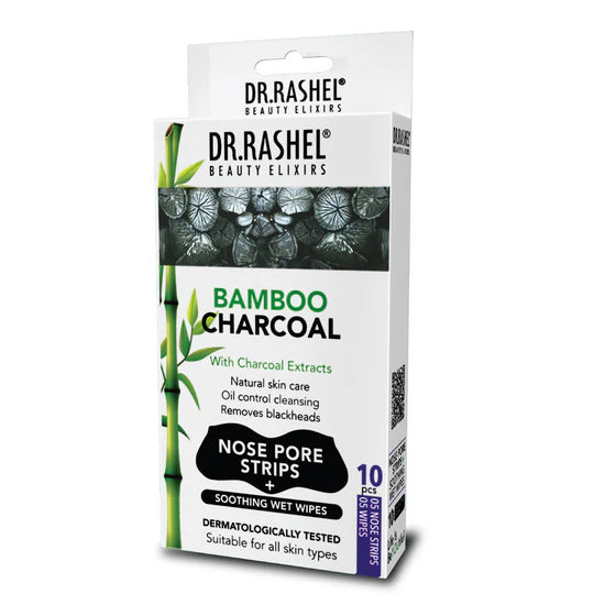 Dr. Rashel - Bamboo Charcoal With Charcoal Extracts Nose Pore Strips (10 Strips)