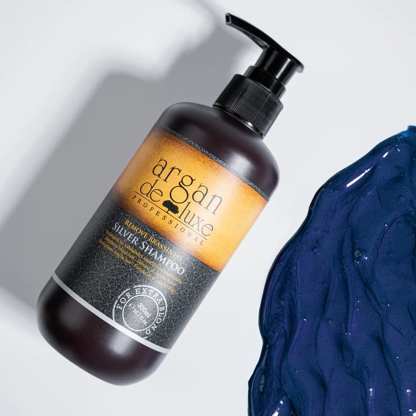 Argan Deluxe Professional - Silver Shampoo (300ML)