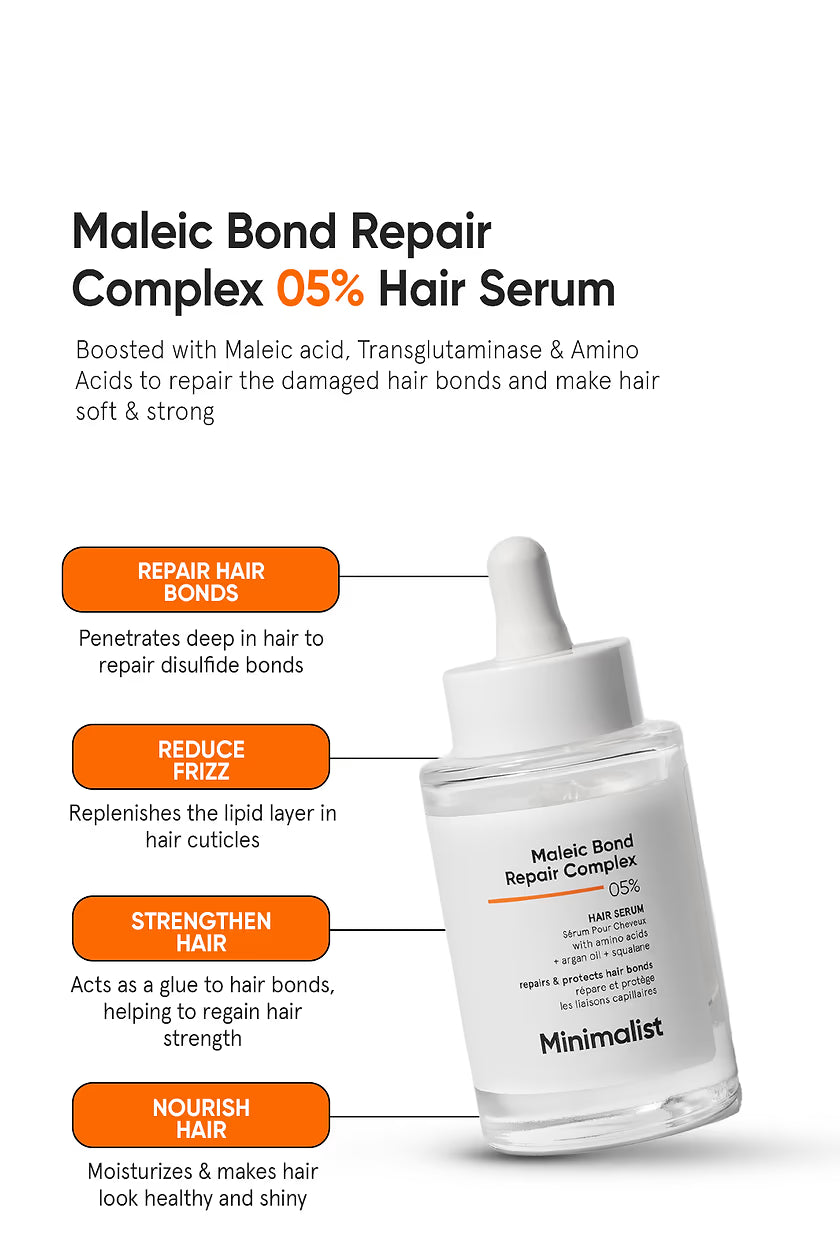 Minimalist - Maleic Bond Repair Complex 05% Hair Serum (50ML)