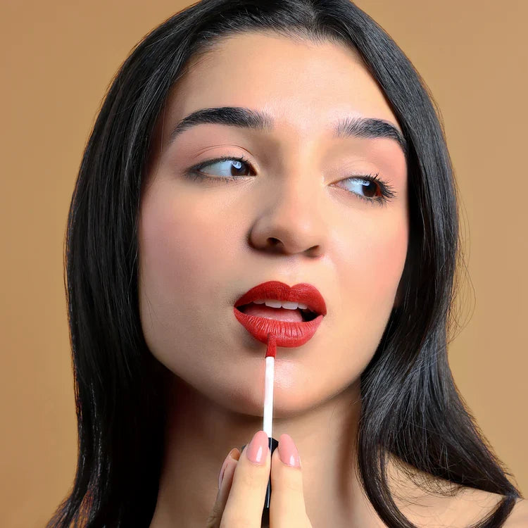 Flicka Set & Attack Liquid Matte Lipstick 7ml 02 Red Carpet