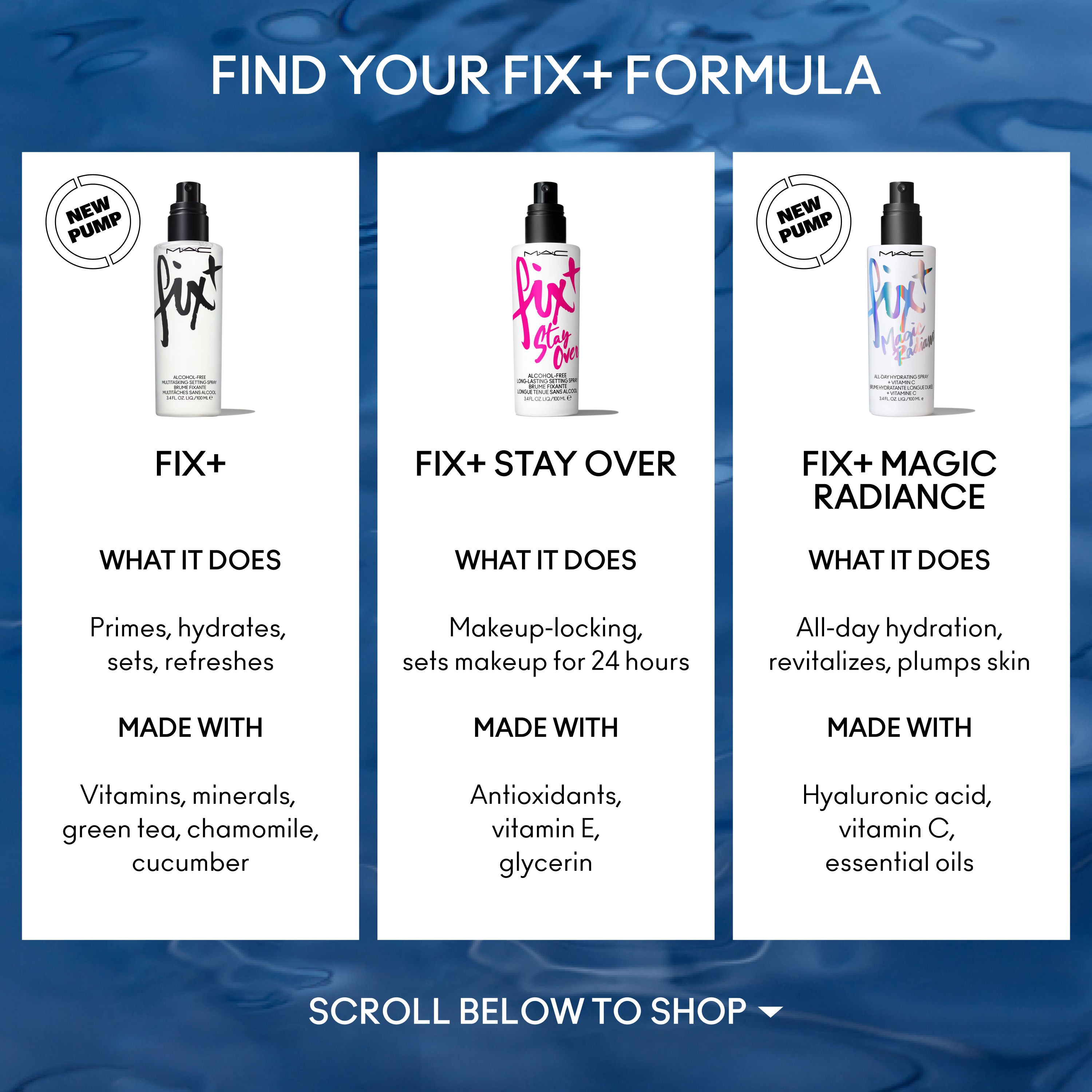 M.A.C Prep + Prime Fix+ Setting Spray - Magic Radiance (Makeup Fixer) With Hyaluronic Acid (100ml)