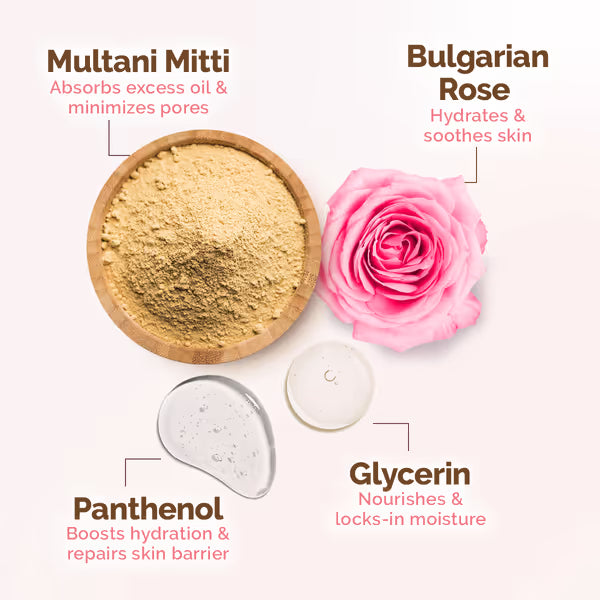 Mama Earth - Multani Mitti Oil Balance For Normal To Oily Skin (200g)