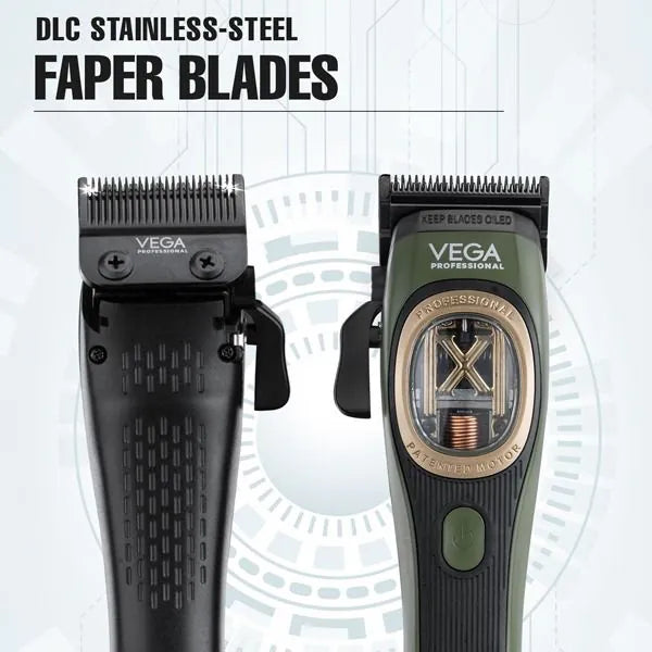 Vega Professional - Vector 2.0 Hair Clipper Hair Trimmer - (VPPHC - 12)