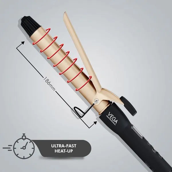 Vega Professional – Pro Cera Curls 32mm Curling Tong - (VPMCT 09)