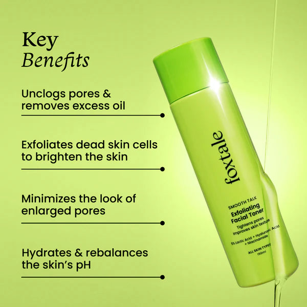 Foxtale - Smooth Talk Exfoliating Facial Toner (150ML)