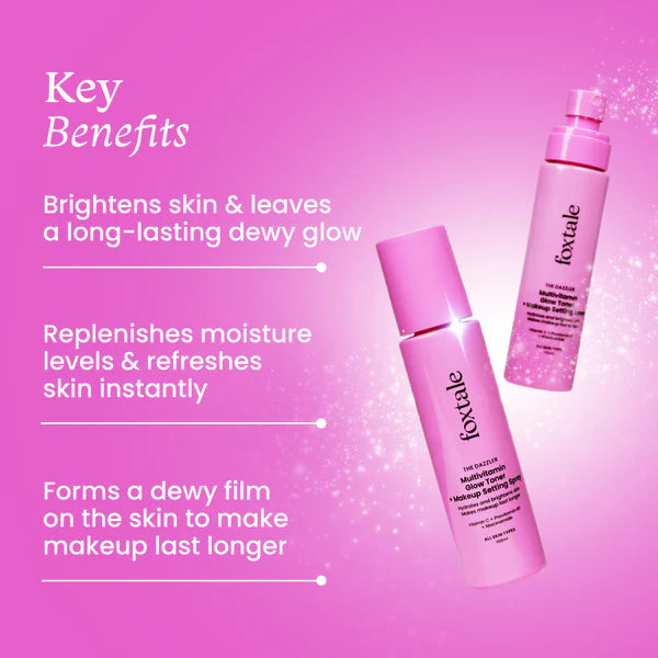 Foxtale - Multivitamin Glow Toner + Makeup Setting Spray (150ML)