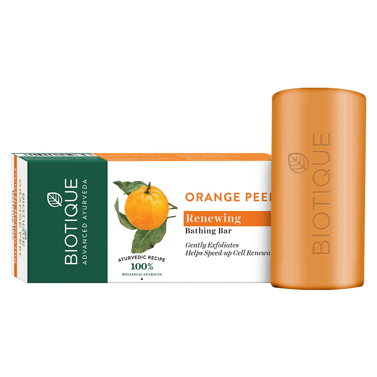 Biotique Bio Orange Peel Renewing Bathing Bar · 150gm