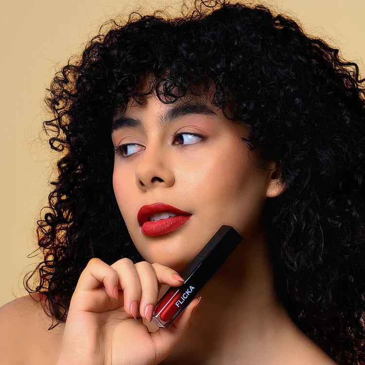 Flicka Set & Attack Liquid Matte Lipstick 7ml 02 Red Carpet