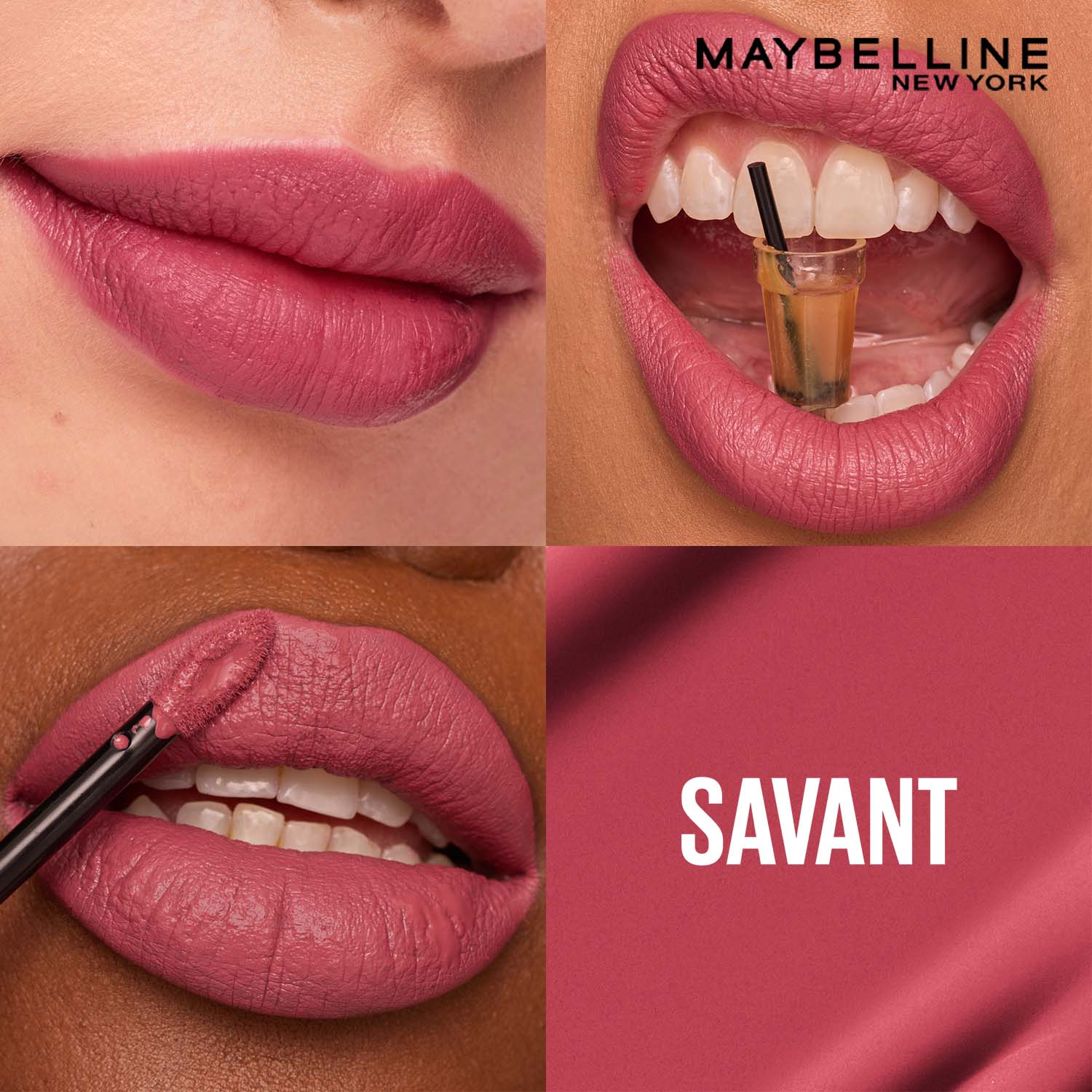 Maybelline New York Super Stay Matte Ink Liquid Lipstick, Lasts Up to 16 Hours - Savant