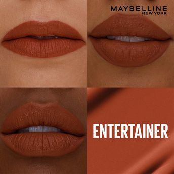 Maybelline New York Super Stay Matte Ink Liquid Lipstick, Lasts Up to 16 Hours - Entertainer